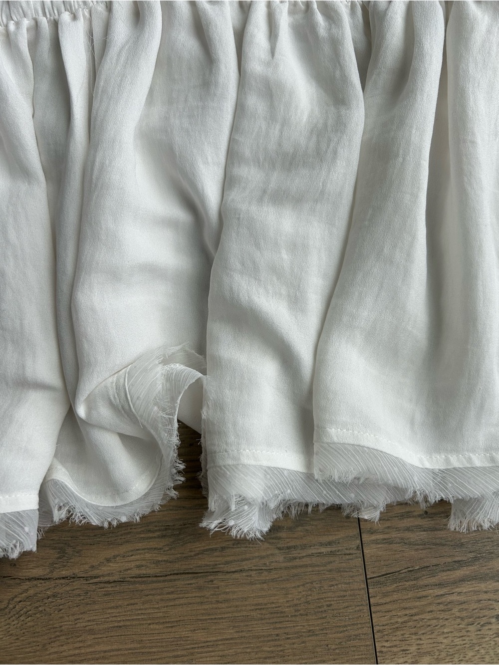 Free People White Peasant Blouse - Lightweight Long Sleeve Top - Picture 3 of 7